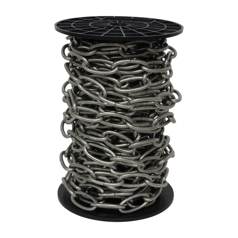 Chain ST63-U Standard Link Chandelier Chain with Oval Unwelded Steel links, Antique Brass