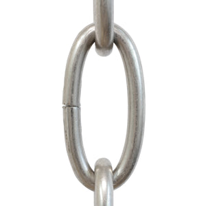 Chain ST63-U Standard Link Oval Chandelier Chain with Unwelded Steel links, Antique Brass