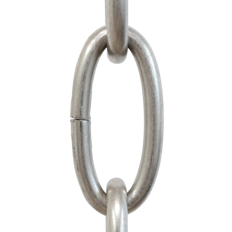 Chain ST63-U Standard Link Oval Chandelier Chain with Unwelded Steel links, Antique Brass