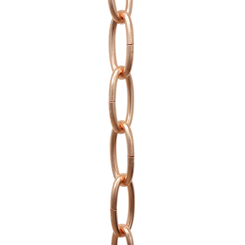 Chain ST63-U Standard Link Oval Chandelier Chain with Unwelded Steel links, Antique Brass