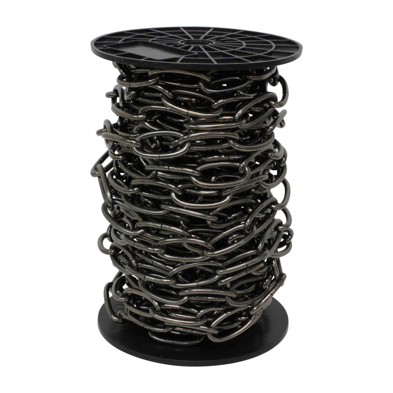 Chain ST63-U Standard Link Chandelier Chain with Oval Unwelded Steel links, Antique Brass