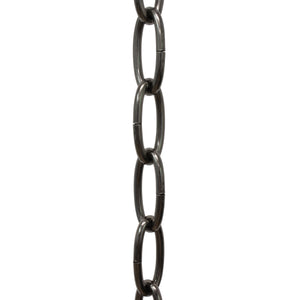 Chain ST63-U Standard Link Oval Chandelier Chain with Unwelded Steel links, Antique Brass