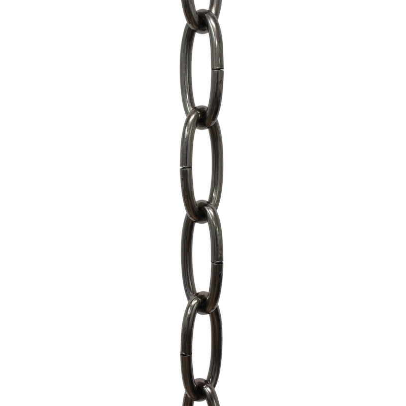 Chain ST63-U Standard Link Oval Chandelier Chain with Unwelded Steel links, Antique Brass