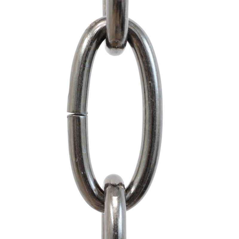 Chain ST63-U Standard Link Oval Chandelier Chain with Unwelded Steel links, Antique Brass