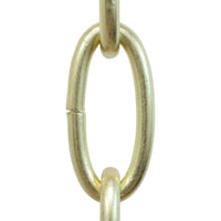 Chain ST63-U Standard Link Oval Chandelier Chain with Unwelded Steel links, Antique Brass