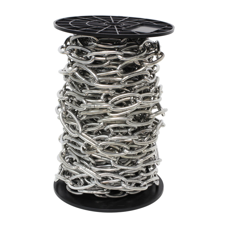 Chain ST63-U Standard Link Chandelier Chain with Oval Unwelded Steel links, Antique Brass