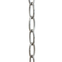 Chain ST63-U Standard Link Oval Chandelier Chain with Unwelded Steel links, Antique Brass