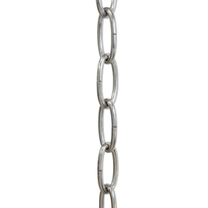 Chain ST63-U Standard Link Oval Chandelier Chain with Unwelded Steel links, Antique Brass