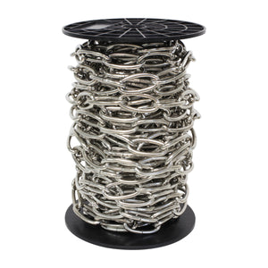 Chain ST63-U Standard Link Chandelier Chain with Oval Unwelded Steel links, Antique Brass