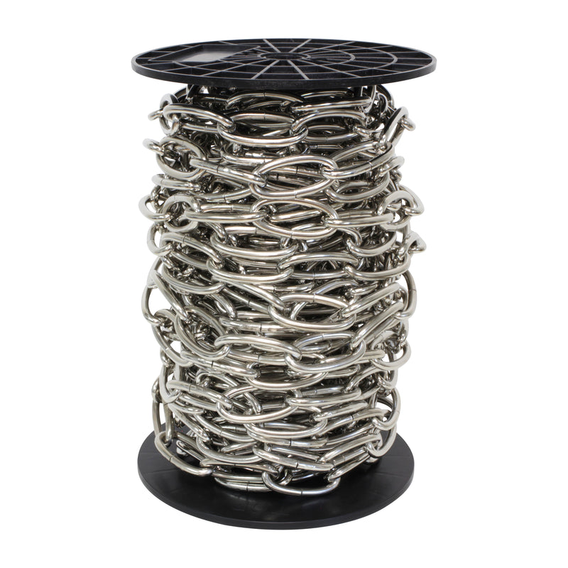 Chain ST63-U Standard Link Chandelier Chain with Oval Unwelded Steel links, Antique Brass