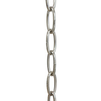 Chain ST63-U Standard Link Oval Chandelier Chain with Unwelded Steel links, Antique Brass