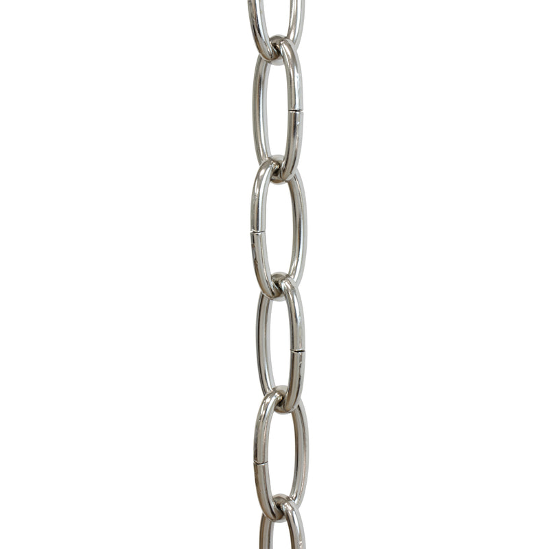 Chain ST63-U Standard Link Oval Chandelier Chain with Unwelded Steel links, Antique Brass