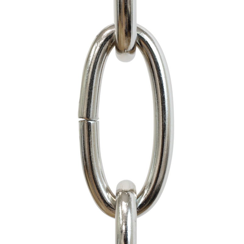 Chain ST63-U Standard Link Oval Chandelier Chain with Unwelded Steel links, Antique Brass