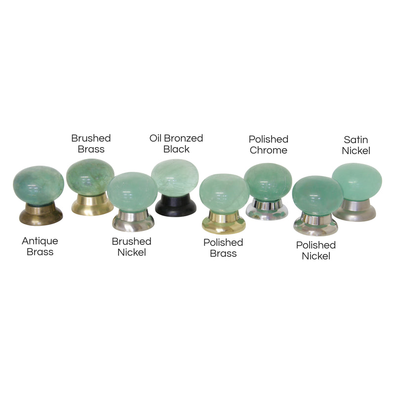 Fluorite Cabinet Knob FLMR-36NQ, Antique Brass