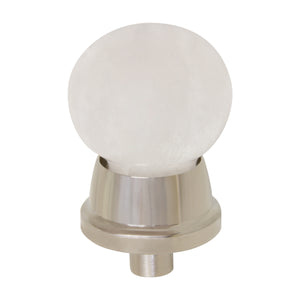 Rock Crystal Cabinet Knob RCMR-25NQ, Antique Brass