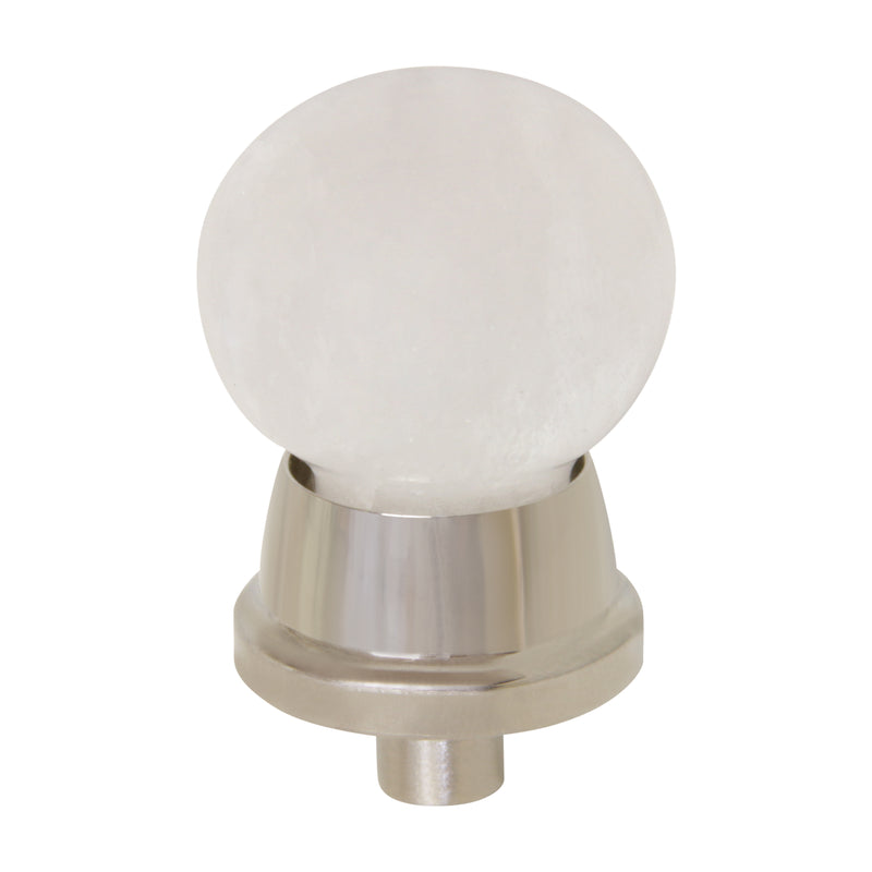 Rock Crystal Cabinet Knob RCMR-25NQ, Antique Brass