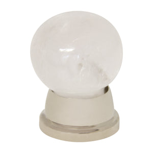 Rock Crystal Cabinet Knob RCMR-25NQ, Antique Brass