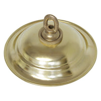 Canopy BR05 Traditional Round Ceiling Canopy, Antique Brass