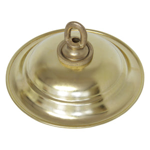 Canopy BR05 Traditional Round Ceiling Canopy, Antique Brass