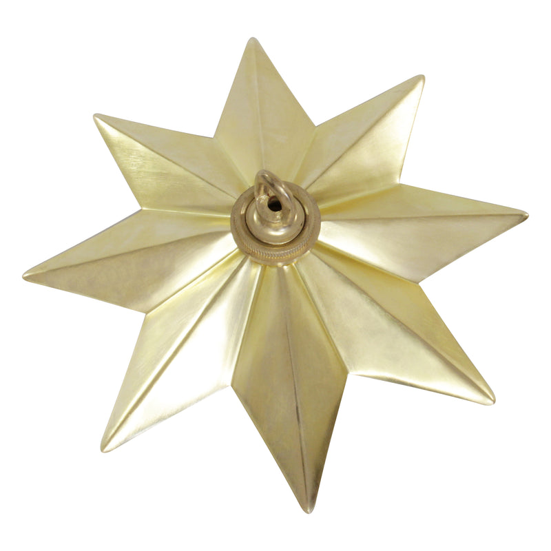 Canopy BR11H Modern Star Ceiling Canopy, Antique Brass