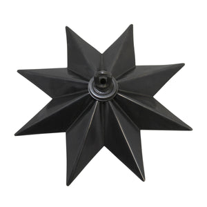 Canopy BR11H Modern Star Ceiling Canopy, Antique Brass