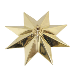 Canopy BR11H Modern Star Ceiling Canopy, Antique Brass
