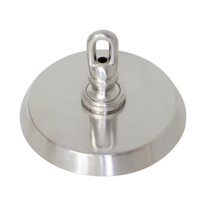 Canopy BR21 Modern Round Plain Ceiling Canopy, Antique Brass