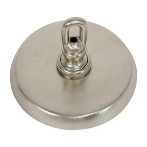 Canopy BR21 Modern Round Plain Ceiling Canopy, Antique Brass