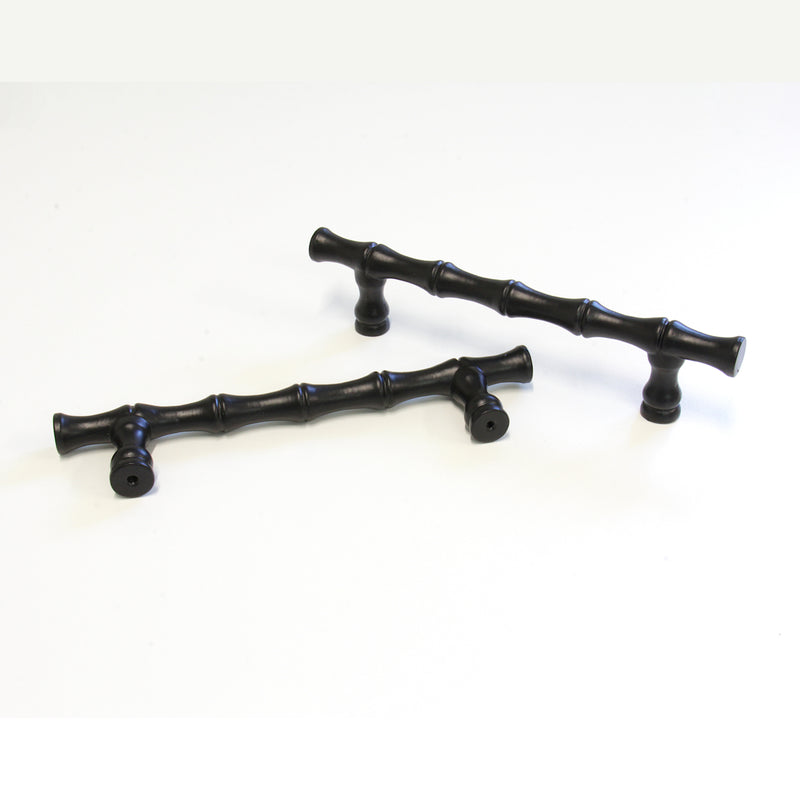 Handle IR004 Traditional, T-Bar Handle Pull, Black