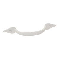 Handle IR8358 Traditional Leaf D-Shaped Handle Pull, Antique Brass