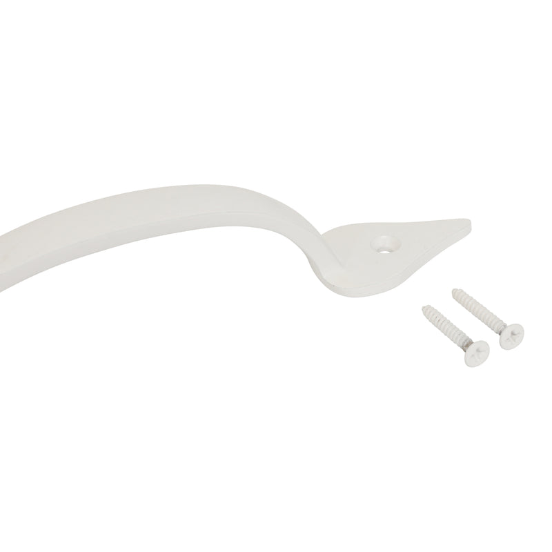 Handle IR8358 Traditional Leaf D-Shaped Handle Pull, Antique Brass
