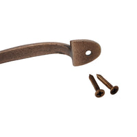 Handle IR8359 Traditional D Shaped Handle Pull, Antique Brass