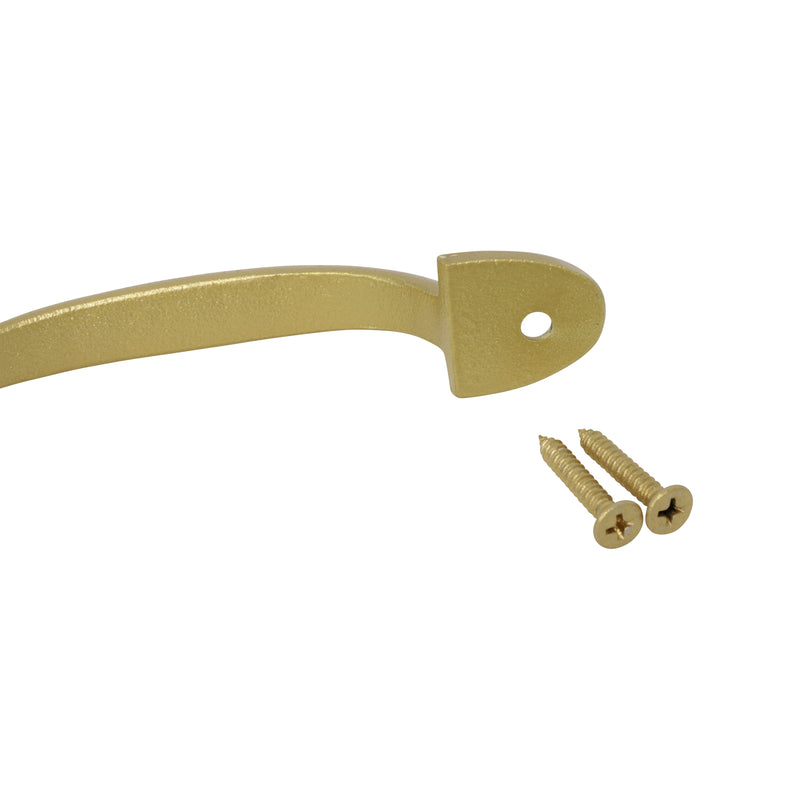 Handle IR8359 Traditional D Shaped Handle Pull, Antique Brass