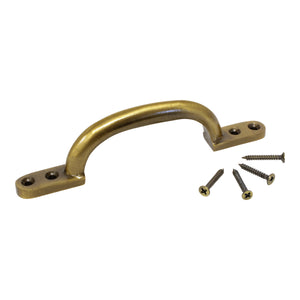 Handle IR8360 Traditional Classic D-Shaped Handle Pull, Antique Brass