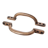 Handle IR8360 Traditional Classic D-Shaped Handle Pull, Antique Brass