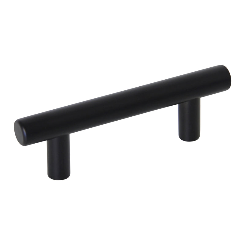 Handle SS002 Modern, T-Bar Handle Pull, Black