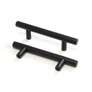 Handle SS002 Modern, T-Bar Handle Pull, Black