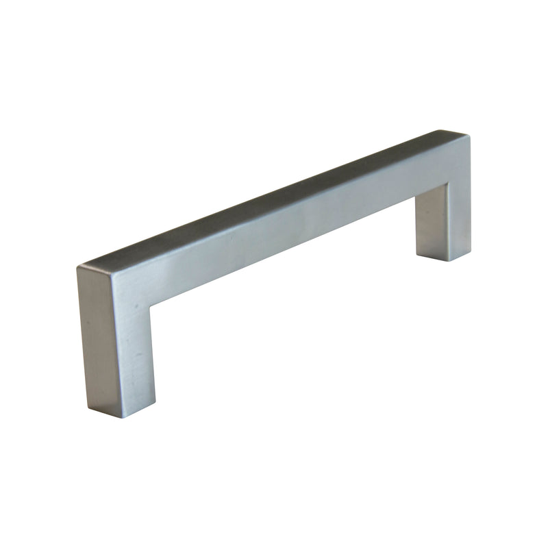 Handle SS128 Modern Industrial Squared Bar Handle Pull, Brushed Gold