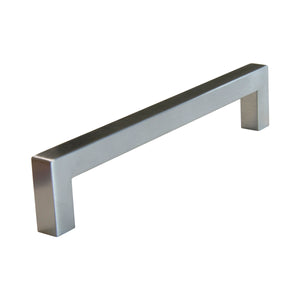 Handle SS128 Modern Industrial Squared Bar Handle Pull, Brushed Gold