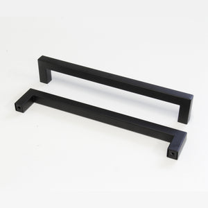 Handle SS128 Modern, Bar Handle Pull, Black