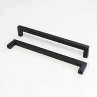 Handle SS128 Modern, Bar Handle Pull, Black