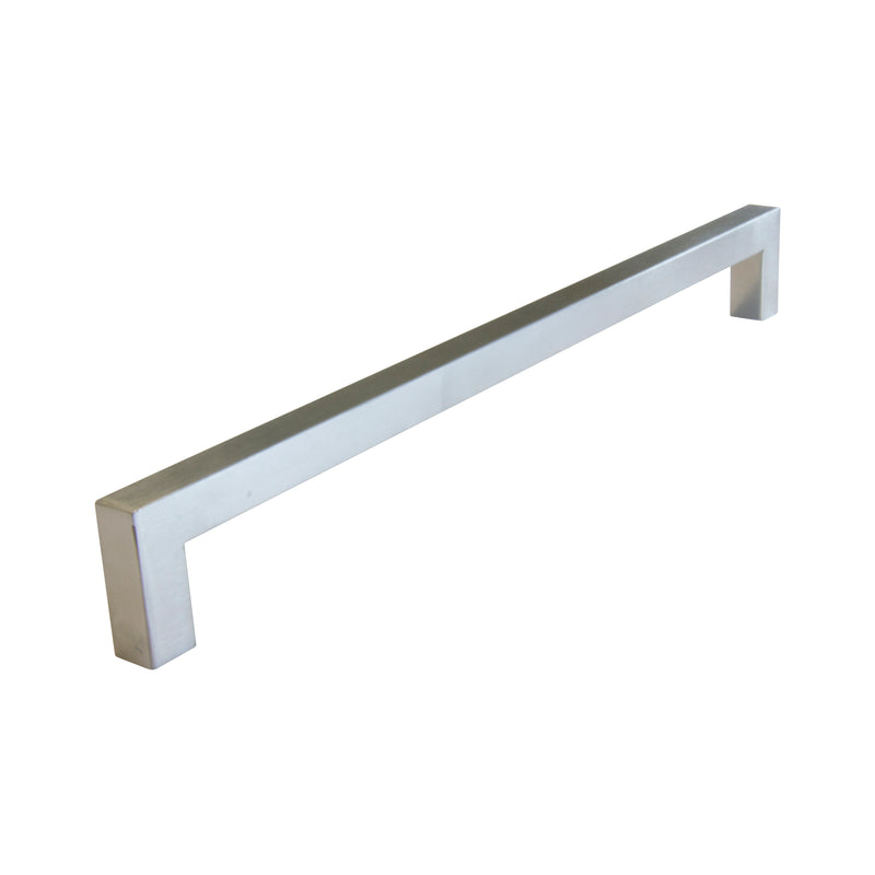 Handle SS128 Modern Industrial Squared Bar Handle Pull, Brushed Gold