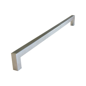 Handle SS128 Modern Industrial Squared Bar Handle Pull, Brushed Gold