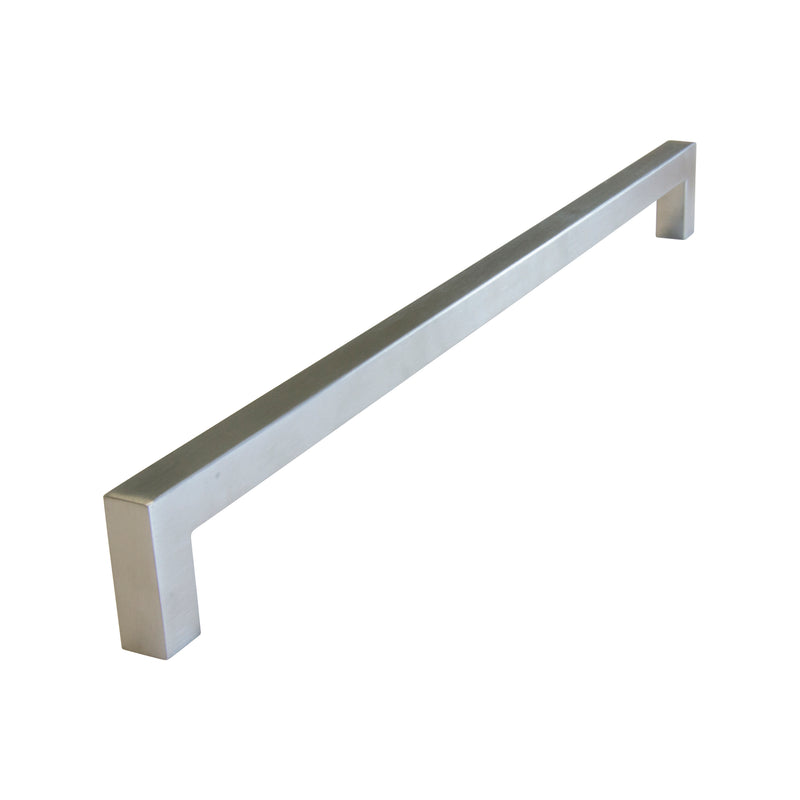 Handle SS128 Modern Industrial Squared Bar Handle Pull, Brushed Gold