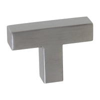 Handle SS154 Modern, T-Bar Handle Pull, Brushed Stainless Steel