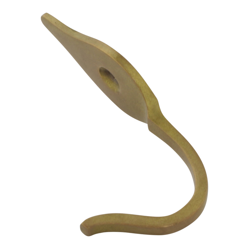 Fleur Hook BR2394 Vintage Wall Hook, Antique Brass