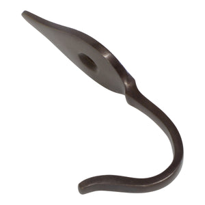 Fleur Hook BR2394 Vintage Wall Hook, Antique Brass