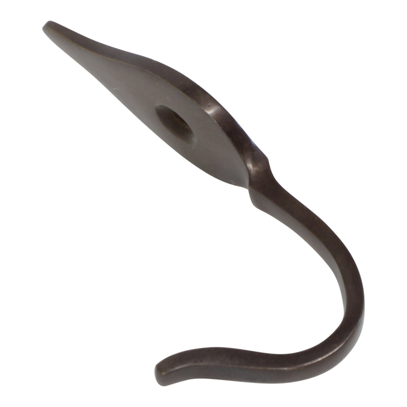 Fleur Hook BR2394 Vintage Wall Hook, Antique Brass