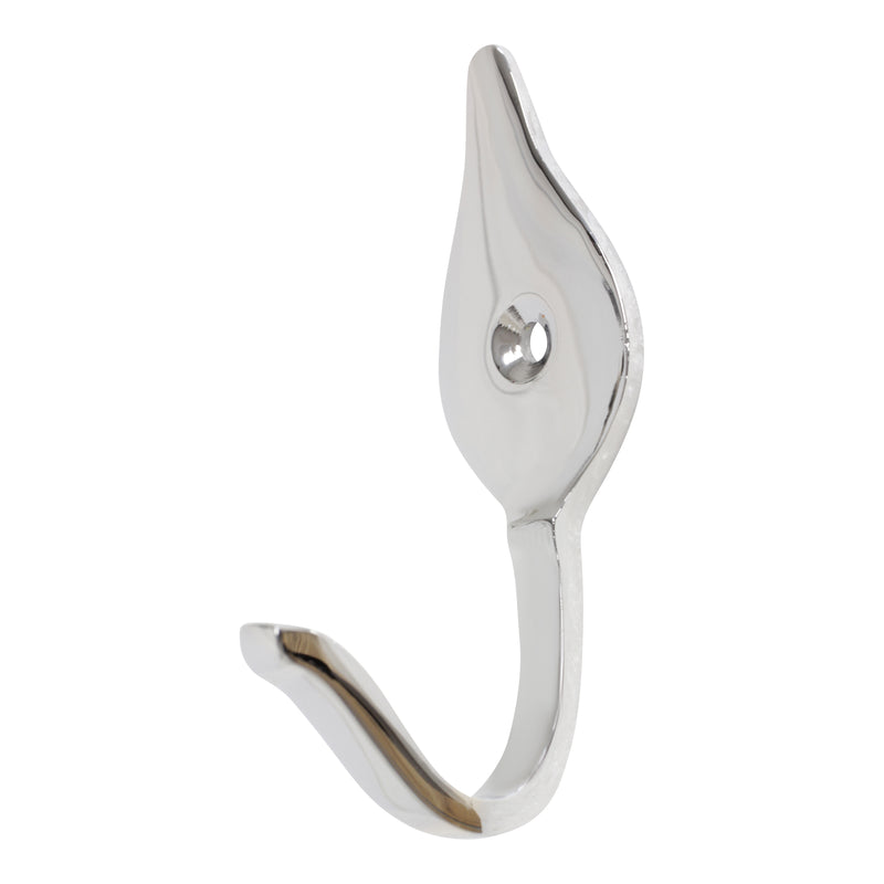 Fleur Hook BR2394 Vintage Wall Hook, Antique Brass
