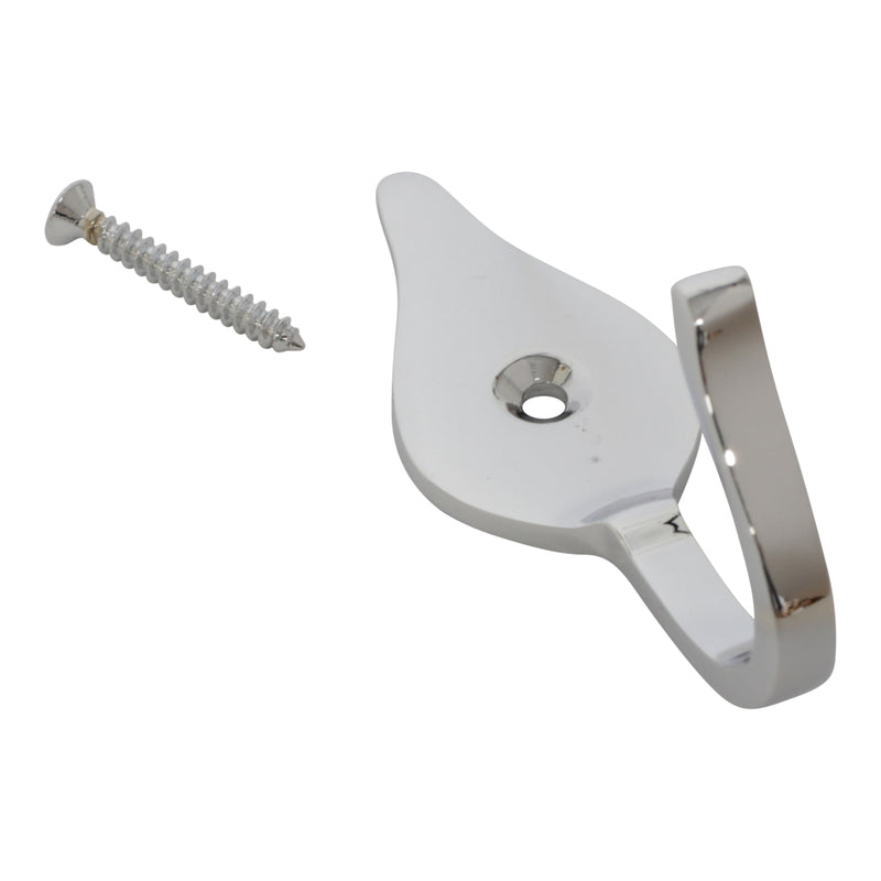 Fleur Hook BR2394 Vintage Wall Hook, Antique Brass